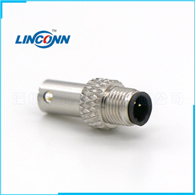 包膠屏蔽式公頭M5連接器